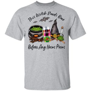 Boatrocker Saison Can This Witch Needs Beer Before Any Hocus Pocus Shirt