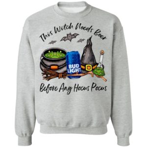 Bud Light Can This Witch Needs Beer Before Any Hocus Pocus Shirt