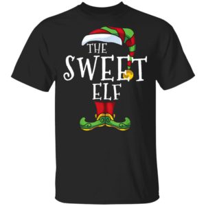 Sweet Elf Family Matching Christmas Group Funny Pajama T-Shirt