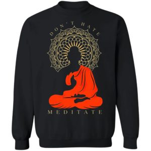 I Meditate Pullover Hoodie