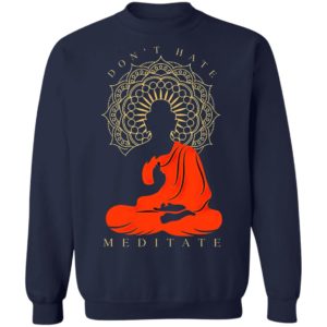 I Meditate Pullover Hoodie