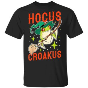 Hocus Croakus Frog Witch Halloween T-Shirt