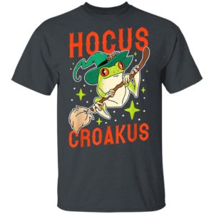 Hocus Croakus Frog Witch Halloween T-Shirt