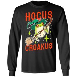 Hocus Croakus Frog Witch Halloween T-Shirt