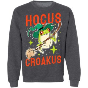 Hocus Croakus Frog Witch Halloween T-Shirt