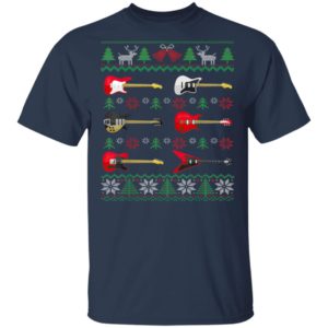 Guitar Ugly Christmas Guitarist T-Shirt