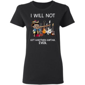 Pinocchio I Will Not Get Another Guitar Ever T-Shirt, LS, Hoodie
