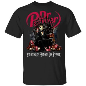 Jack Skellington Nightmare Before Dr Pepper Hallowen Shirt, LS, Hoodie