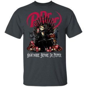 Jack Skellington Nightmare Before Dr Pepper Hallowen Shirt, LS, Hoodie