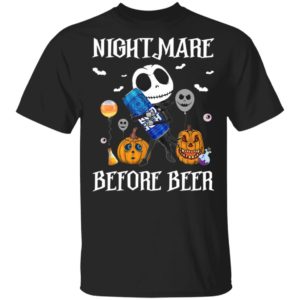 Jack Skellington Nightmare Before Bug Light Beer Halloween Shirt