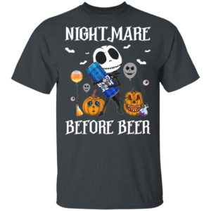 Jack Skellington Nightmare Before Bug Light Beer Halloween Shirt