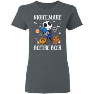 Jack Skellington Nightmare Before Bug Light Beer Halloween Shirt