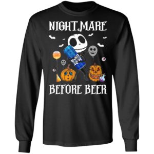 Jack Skellington Nightmare Before Bug Light Beer Halloween Shirt