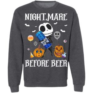 Jack Skellington Nightmare Before Bug Light Beer Halloween Shirt