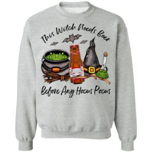 Budweiser Bottle This Witch Needs Beer Before Any Hocus Pocus Shirt