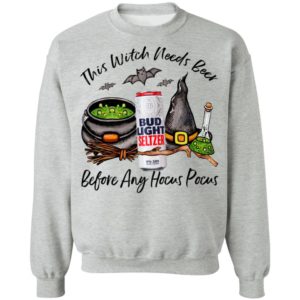 Bud Light Seltzer Strawberry Can This Witch Needs Beer Before Any Hocus Pocus Shirt