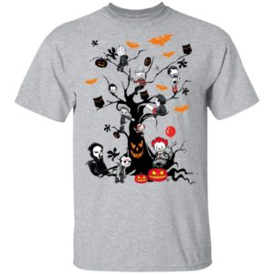 Gather Around The Living Halloween Tree Horror Killers T-Shirt