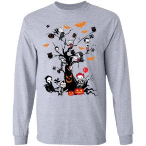 Gather Around The Living Halloween Tree Horror Killers T-Shirt
