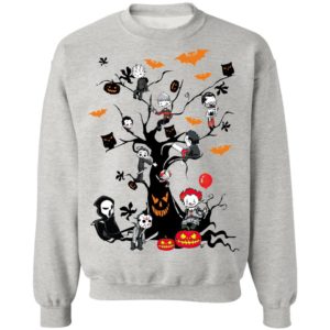 Gather Around The Living Halloween Tree Horror Killers T-Shirt