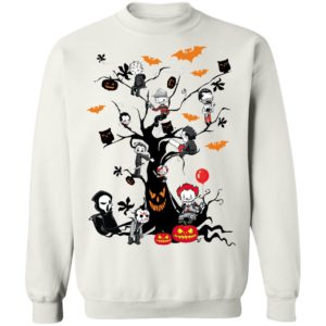 Gather Around The Living Halloween Tree Horror Killers T-Shirt