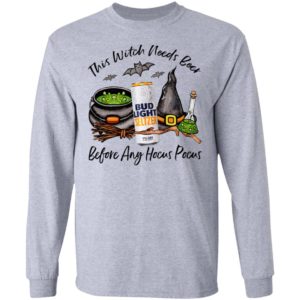 Bud Light Seltzer Mango Can This Witch Needs Beer Before Any Hocus Pocus Shirt