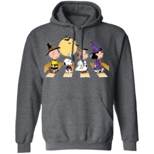 Halloween Charlie Snoopy Linus Lucy Abbey Road Walk T-Shirt