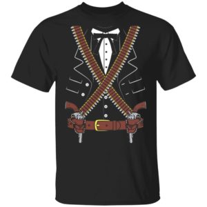 Gunslinger Sheriff With Two Guns Halloween Costume Shirt Gunslinger Sheriff With Two Guns Halloween Costume Shirt