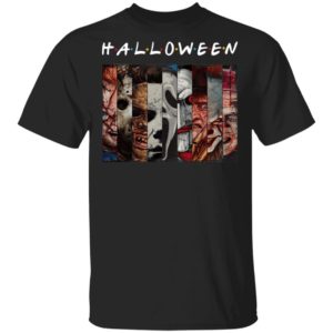 FRIENDS Horror Movies Killers Halloween T-Shirt FRIENDS Horror Movies Killers Halloween T-Shirt