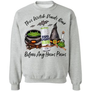 Bud Light Seltzer Lime Can This Witch Needs Beer Before Any Hocus Pocus Shirt