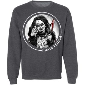 Chucky Doll I Hate People Halloween T-Shirt