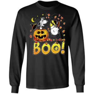 Boo Happy Halloween Charlie Brown Woodstock And Snoopy T-Shirt