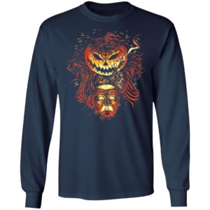 Alternative Universe Scary Pumpkin Head Lantern Halloween T-Shirt