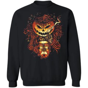 Alternative Universe Scary Pumpkin Head Lantern Halloween T-Shirt