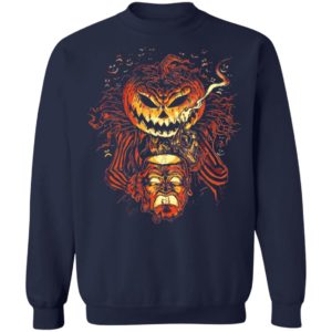 Alternative Universe Scary Pumpkin Head Lantern Halloween T-Shirt