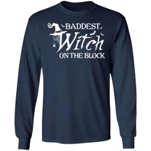 Baddest Witch On The Block Halloween T-Shirt
