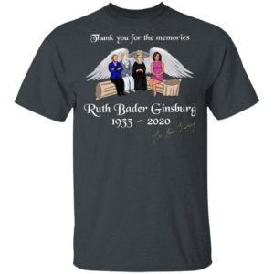 Thank You For The Memories Ruth Bader Ginsburg 1933-2020 T-Shirt
