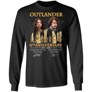 Outlander 5th Anniversary 2014 2020 Signatures T-Shirt
