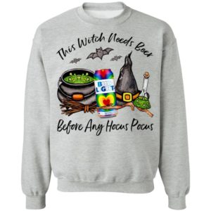 Bud Light Rock Summer Love Ale Can This Witch Needs Beer Before Any Hocus Pocus Shirt