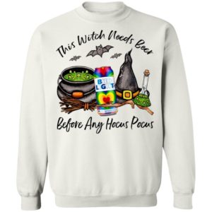 Bud Light Rock Summer Love Ale Can This Witch Needs Beer Before Any Hocus Pocus Shirt