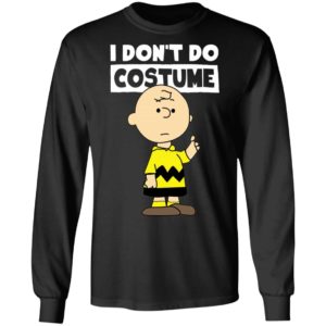 Peanuts Charlie Brown I Dont Do Costume Halloween T-Shirt