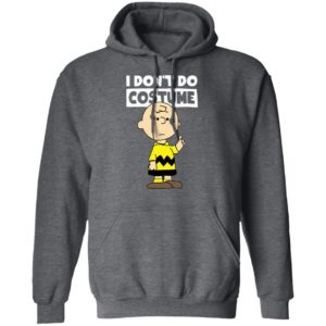 Peanuts Charlie Brown I Dont Do Costume Halloween T-Shirt