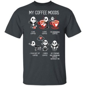 Jack Skellington Halloween My Coffee Moods T-Shirt