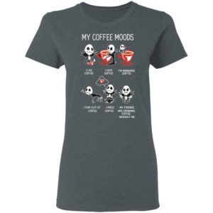Jack Skellington Halloween My Coffee Moods T-Shirt
