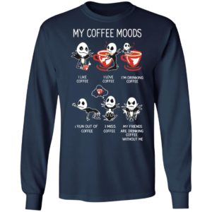 Jack Skellington Halloween My Coffee Moods T-Shirt