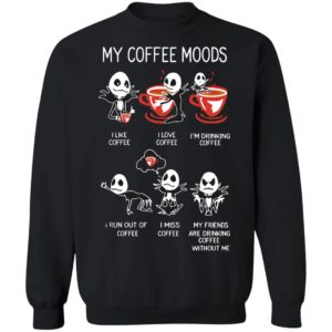 Jack Skellington Halloween My Coffee Moods T-Shirt