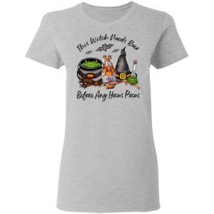 Coors Light Bottle This Witch Needs Beer Before Any Hocus Pocus T-Shirt