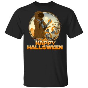 Happy Halloween Jawa Pumpkin Carved BB-8 Star Wars T-Shirt Happy Halloween Jawa Pumpkin Carved BB-8 Star Wars T-Shirt