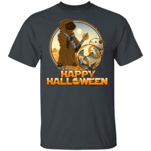 Happy Halloween Jawa Pumpkin Carved BB-8 Star Wars T-Shirt