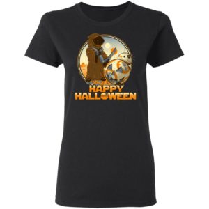 Happy Halloween Jawa Pumpkin Carved BB-8 Star Wars T-Shirt