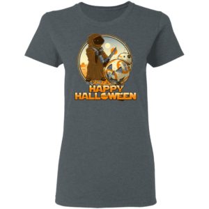 Happy Halloween Jawa Pumpkin Carved BB-8 Star Wars T-Shirt